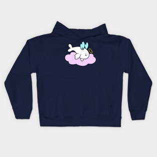 Baby Harp Seal Angel Kids Hoodie